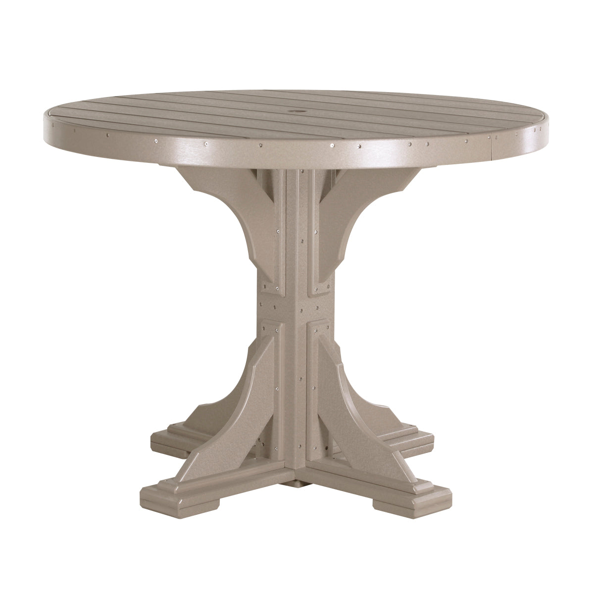 LuxCraft 4' Round Table - Dining Height