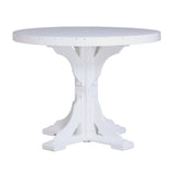LuxCraft 4' Round Table - Dining Height