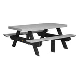 LuxCraft 6' Rectangular Picnic Table