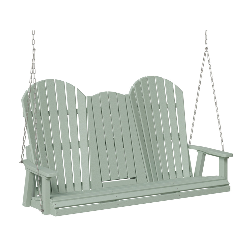 Berlin Gardens Comfo-Back Three Seat Swing w/Console (Stainless Chains)