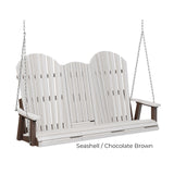 Berlin Gardens Comfo-Back Three Seat Swing w/Console (Stainless Chains)