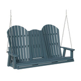 Berlin Gardens Comfo-Back Three Seat Swing w/Console (Stainless Chains)