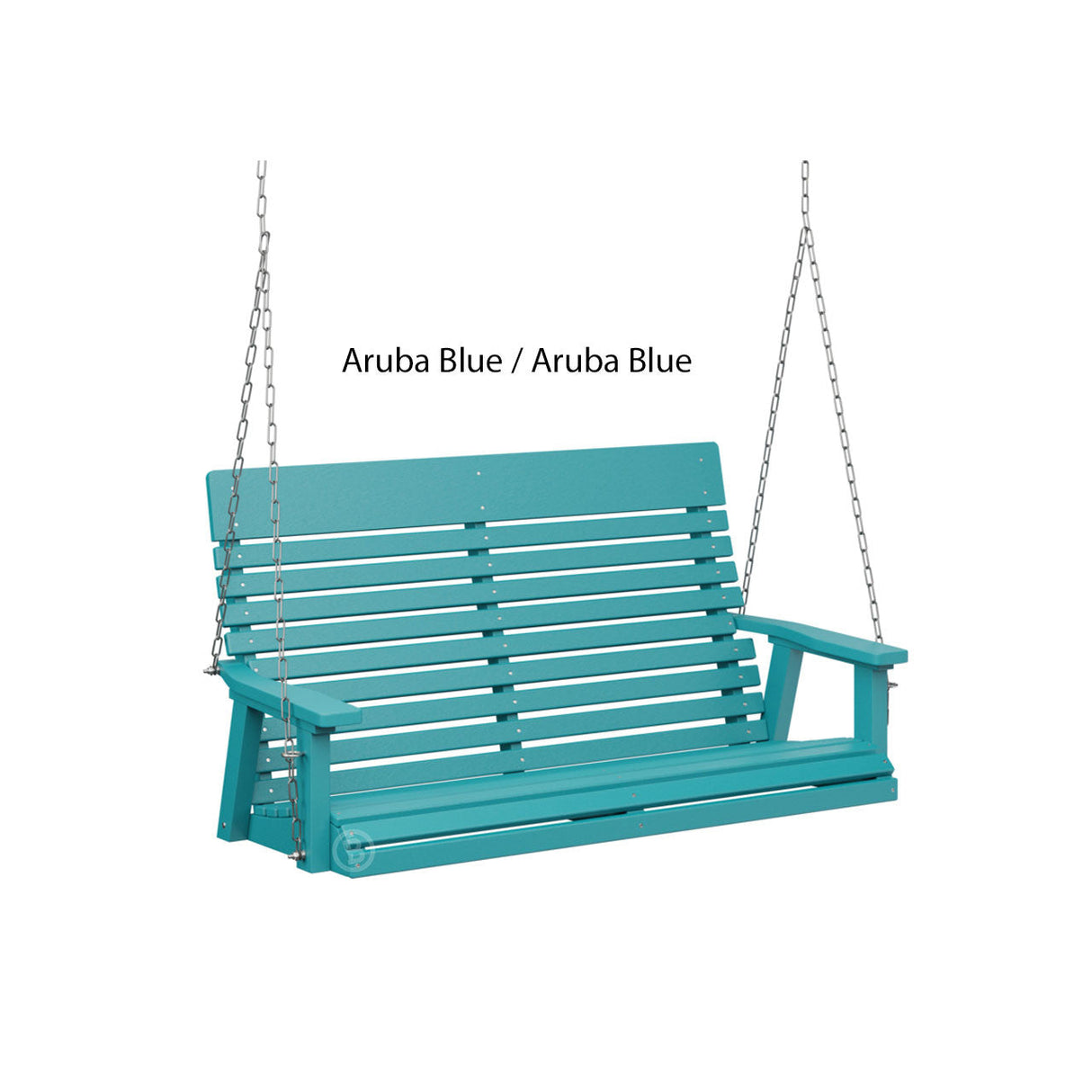 Berlin Gardens Casual-Back Double Swing (Zinc Chains)