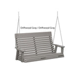 Berlin Gardens Casual-Back Double Swing (Zinc Chains)
