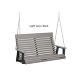 Berlin Gardens Casual-Back Double Swing (Zinc Chains)