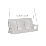 Berlin Gardens Casual-Back Three Seat Swing (Zinc Chains)