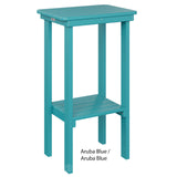 Berlin Gardens Rectangle End Table Bar Height