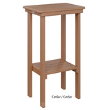 Berlin Gardens Rectangle End Table Bar Height