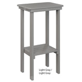 Berlin Gardens Rectangle End Table Bar Height