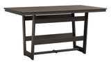 Berlin Gardens MGP Hudson Counter Height 40" x 70" Rectangle Table with Hammered Top
