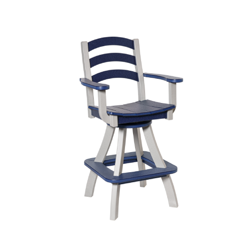Beaver Dam Seabreak Bar Swivel Chair with Arms 1