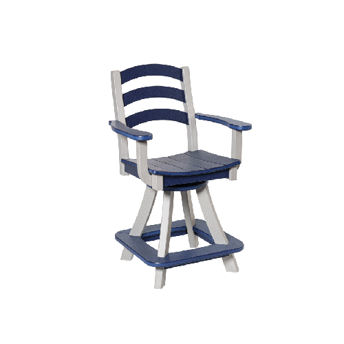 Beaver Dam Seabreak Counter Swivel Chair with Arms 1