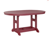 Berlin Gardens Garden Classic Standard Top 44" x 64" Oblong Counter Table