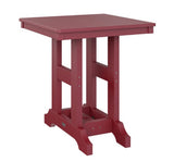 Berlin Gardens Garden Classic Standard Top 28" Square Bar Table