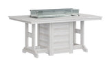 Berlin Gardens Garden Classic Standard Top 44" x 72" Rectangular Fire Counter Table