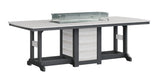 Berlin Gardens Garden Classic Standard Top 44" x 96" Rectangular Fire Bar Table