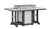 Berlin Gardens Garden Classic Standard Top 44" x 72" Rectangular Fire Counter Table