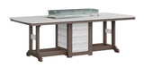 Berlin Gardens Garden Classic Standard Top 44" x 96" Rectangular Fire Bar Table