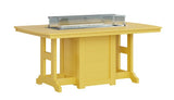 Berlin Gardens Garden Classic Standard Top 44" x 72" Rectangular Fire Dining Table