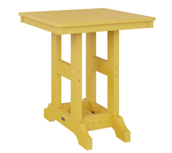 Berlin Gardens Garden Classic Standard Top 28" Square Bar Table