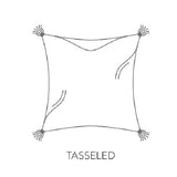 Berlin Gardens 13" x 20 Throw Pillow Tasseled Fiber