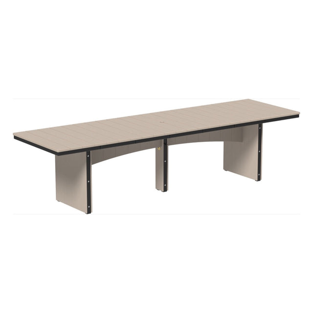 LuxCraft Urban 3' x 10' Rectangular Dining Table - Bar Height