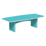LuxCraft Urban 4' x 8' Oval Dining Table - Bar Height