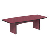 LuxCraft Urban 4' x 8' Oval Dining Table - Dining Height