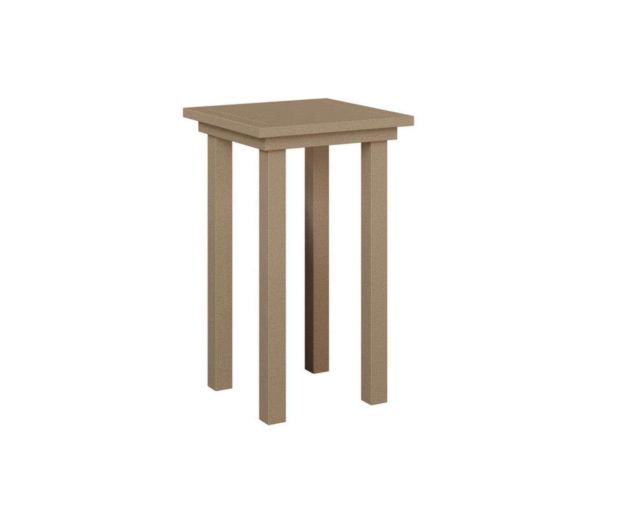 Berlin Gardens Vida Aluminum Bar Height End Table