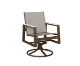 Berlin Gardens Vida Regular Sling Swivel Rocker Dining Chair