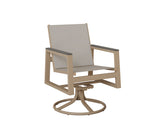 Berlin Gardens Vida Padded Sling Swivel Rocker Dining Chair