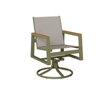 Berlin Gardens Vida Regular Sling Swivel Rocker Dining Chair