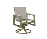 Berlin Gardens Vida Regular Sling Swivel Rocker Dining Chair