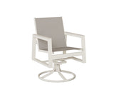 Berlin Gardens Vida Regular Sling Swivel Rocker Dining Chair
