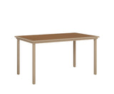 Berlin Gardens Vida 44" x 73" Rectangular Poly Bar Table