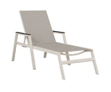 Berlin Gardens Vida Regular Sling Chaise Lounge with Arms