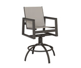 Berlin Gardens Vida Padded Sling Swivel Bar Chair