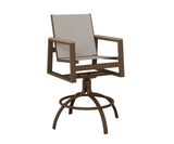 Berlin Gardens Vida Padded Sling Swivel Bar Chair