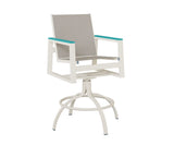Berlin Gardens Vida Regular Sling Swivel Bar Chair