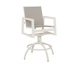 Berlin Gardens Vida Regular Sling Swivel Bar Chair