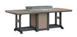 Berlin Gardens Garden Classic Standard Top 44" x 96" Rectangular Fire Bar Table