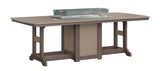 Berlin Gardens Garden Classic Standard Top 44" x 96" Rectangular Fire Dining Table