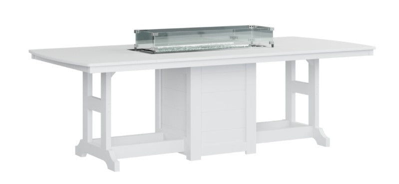 Berlin Gardens Garden Classic Standard Top 44" x 96" Rectangular Fire Counter Table