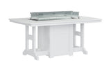 Berlin Gardens Garden Classic Standard Top 44" x 72" Rectangular Fire Dining Table