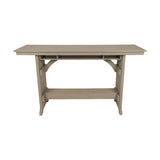Beaver Dam Seabreak 72" Mission Rail Bar Table