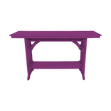 Beaver Dam Seabreak 72" Mission Rail Bar Table