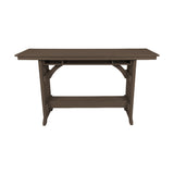 Beaver Dam Seabreak 72" Mission Rail Bar Table