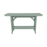 Beaver Dam Seabreak 72" Mission Rail Bar Table