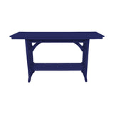 Beaver Dam Seabreak 72" Mission Rail Bar Table