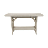 Beaver Dam Seabreak 72" Mission Rail Bar Table
